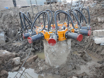 Attrezzatura per l'edilizia idraulica rotonda dall'interruttore del mucchio di TYSIM KP380A per schiacciare concreto del mucchio