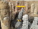 Interruttore idraulico del mucchio della testa del palo concreta rotonda di schiacciamento per l'escavatore, diametro 300~1050mm TYSIM KP315A del mucchio