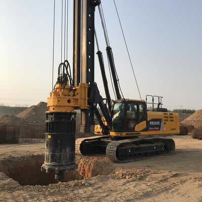 Macchina per palificazione rotante KR300C con coppia di 320 kN.m per profondità di perforazione di 54 m e diametro di 2500 mm