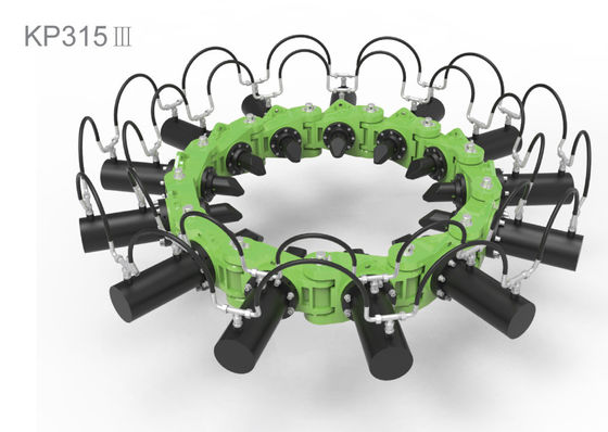 Qualità  Crush Round Concrete Pile Head Hydraulic Pile Breaker For Excavator , Pile Diameter 300~1050mm TYSIM KP315A fabbrica