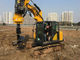 Piling Rig Hire 7 - 40 Rpm Borehole Drilling Machine 30 M / Min Main Winch Line Speed KR50A Rotary Piling Rig