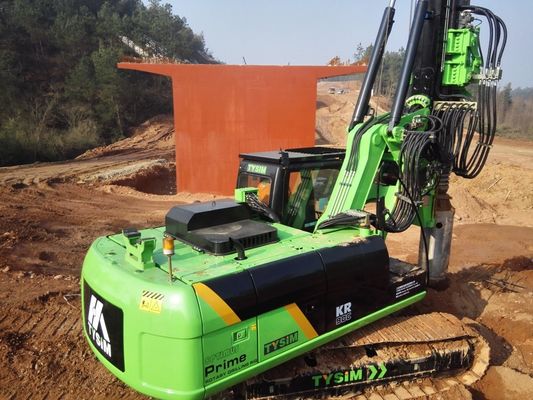 Piattaforma idraulica per l'ammontazione con diametro massimo di perforazione di 1200 mm e controllo idraulico con joystick per attrezzature da costruzione efficienti