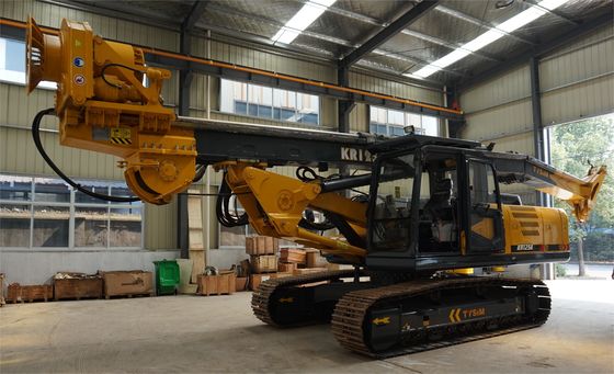 Pala idraulica per pali con velocità di lavoro 5-26 giri/min, pressione pilota 3,9 MPa e profondità massima di palificazione 20 mm per lavori di palificazione pesanti