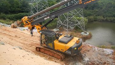 Macchina per impianti di perforazione con pressione pilota di 3,9 MPa Capacità di 94,3 tonnellate e coppia massima di 150 KN.m per fondamento di perforazione