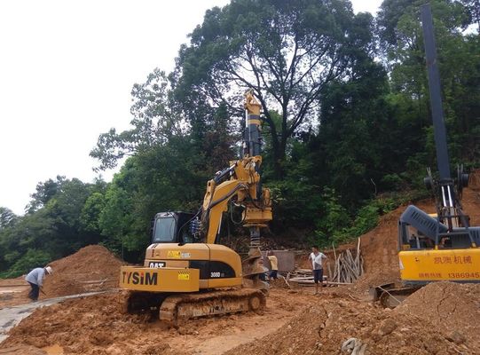 accatastando l'argano principale di coppia di torsione 45kN.m di Max. Depth 10m Max. Diameter 1000mm Tysim KR40A di noleggio dell'impianto di perforazione per tirare forza 4.5t