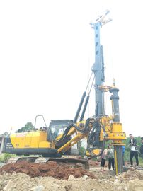 Macchina per impianti di perforazione ad alte prestazioni con capacità di 94,3 tonnellate, forza di trazione massima di 100 kN e coppia massima di 150 KN.m per la perforazione delle fondamenta